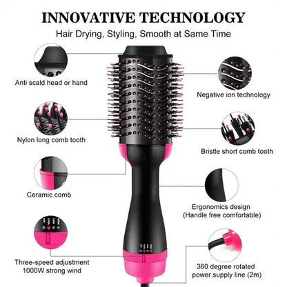 NOXâ„¢ Volumizer Hair Dryer and Hot Air Brush | 3-in-1