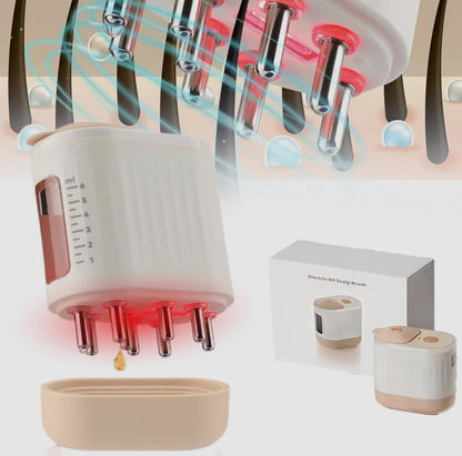 2 in 1 Electric Hair Oil Applicator and Scalp Massager